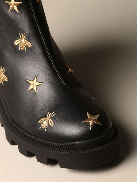 gucci boot with bees|gucci platform boots.